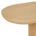 Seb Pedestal Side Table - Oak