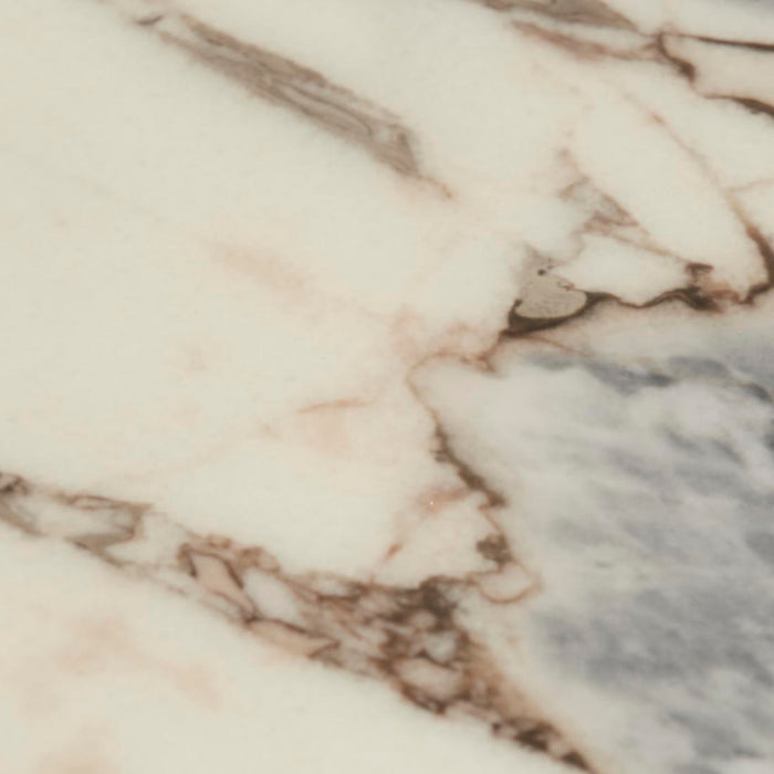 Elsie Side Table - Matt Ocean Marble - Matt Dark Oak