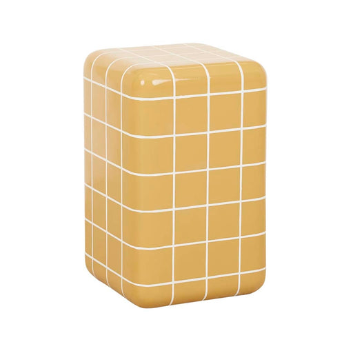 Seville Tiled Side Table 31 x 31 x 50cm - Honey