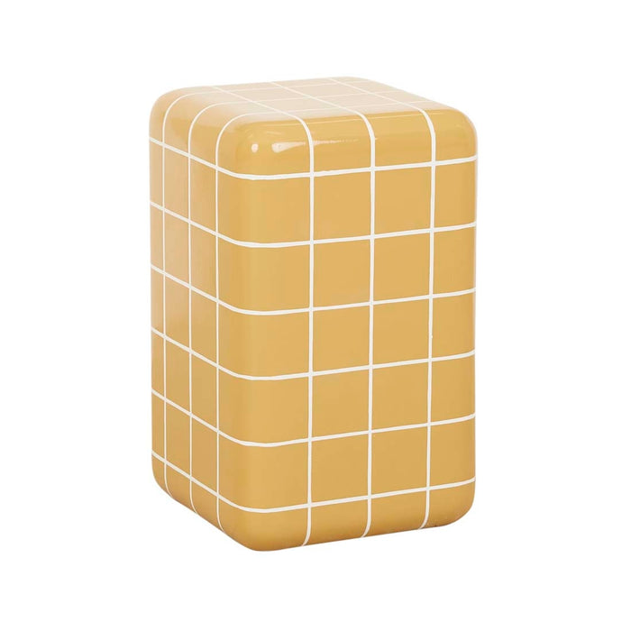 Seville Tiled Side Table 31 x 31 x 50cm - Honey