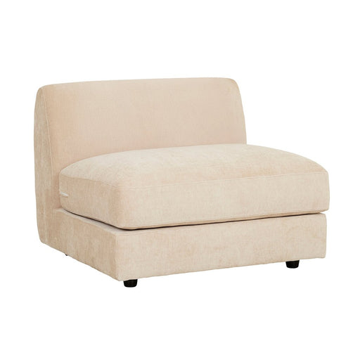 Madrid Curve 1 Seater Centre Sofa - Soft Wheat - Biku Furniture & Homewares
