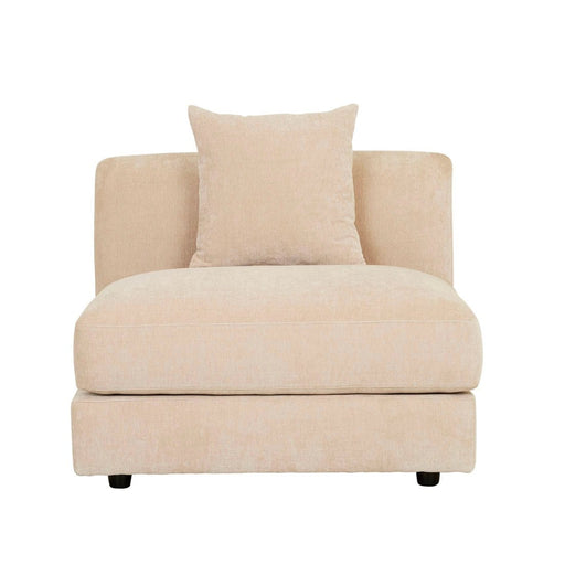 Madrid Curve 1 Seater Centre Sofa - Soft Wheat - Biku Furniture & Homewares