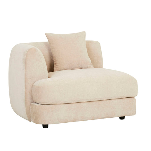 Madrid Curve Left Arm Sofa - Soft Wheat - Biku Furniture & Homewares