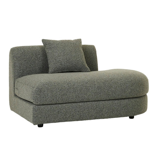 Madrid Curve Right Chaise Sofa - Green Boucle - Biku Furniture & Homewares