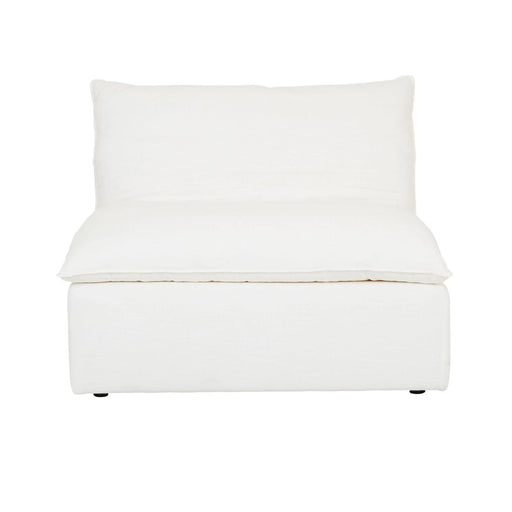 Madrid Retreat 1 Seater Centre Sofa - Dove Linen Weave - Biku Furniture & Homewares