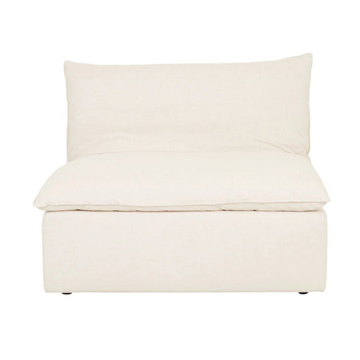 Madrid Retreat 1 Seater Centre Sofa - Oat Linen Weave - Biku Furniture & Homewares