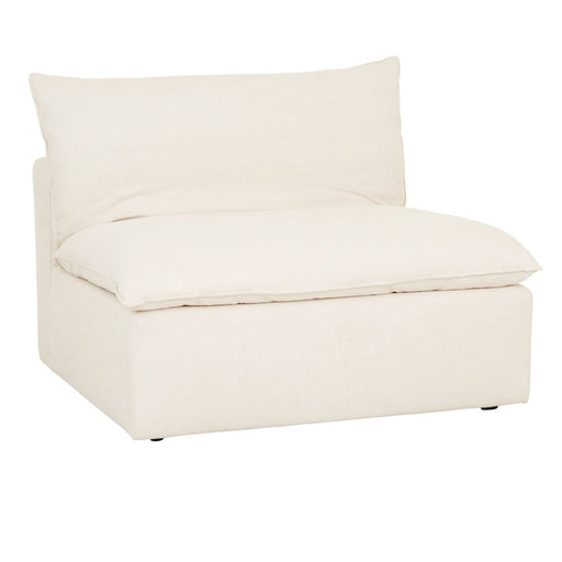 Madrid Retreat 1 Seater Centre Sofa - Oat Linen Weave - Biku Furniture & Homewares
