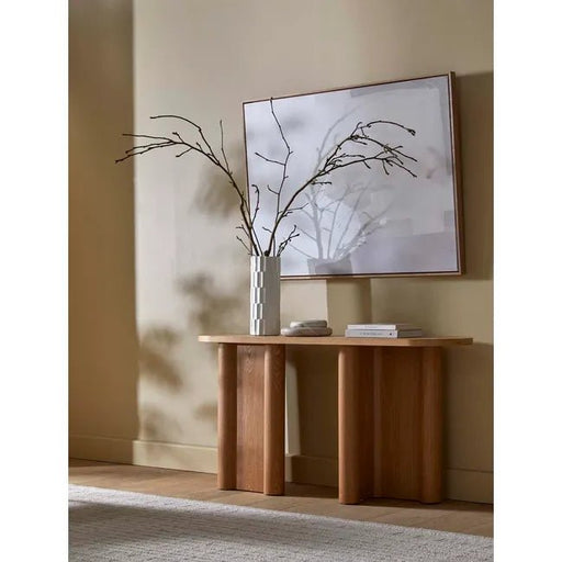 Magnus Console - Natural Ash 150 x 40 x 75cm - Biku Furniture & Homewares