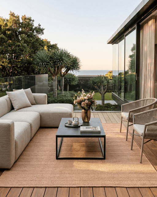 Mira PET Outdoor Rug – Cumin - Biku Furniture & Homewares