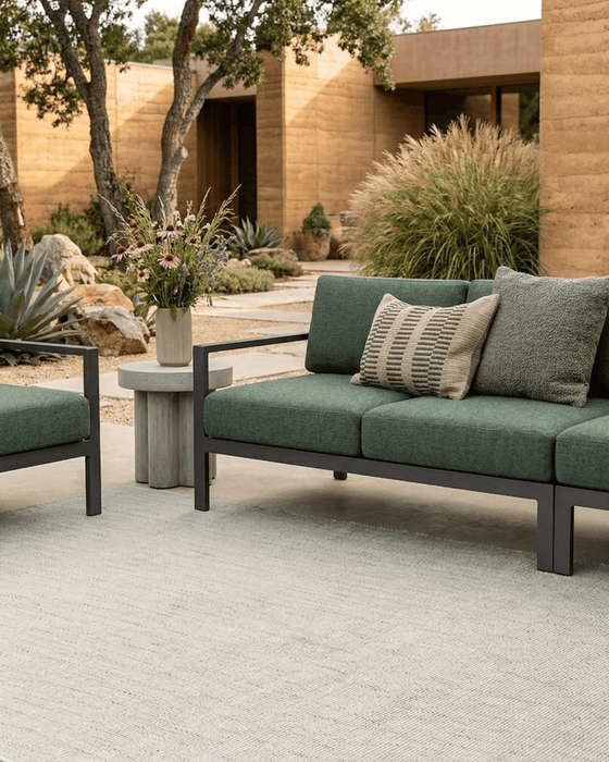 Mira PET Outdoor Rug – Eucalyptus - Biku Furniture & Homewares