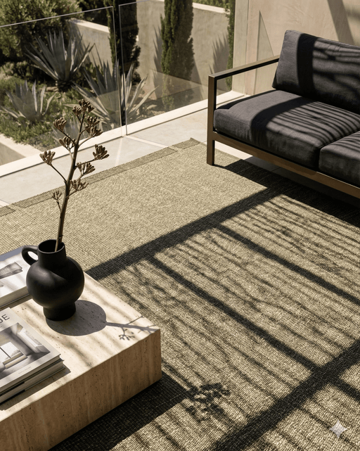 Mira PET Outdoor Rug – Olive - Biku Furniture & Homewares