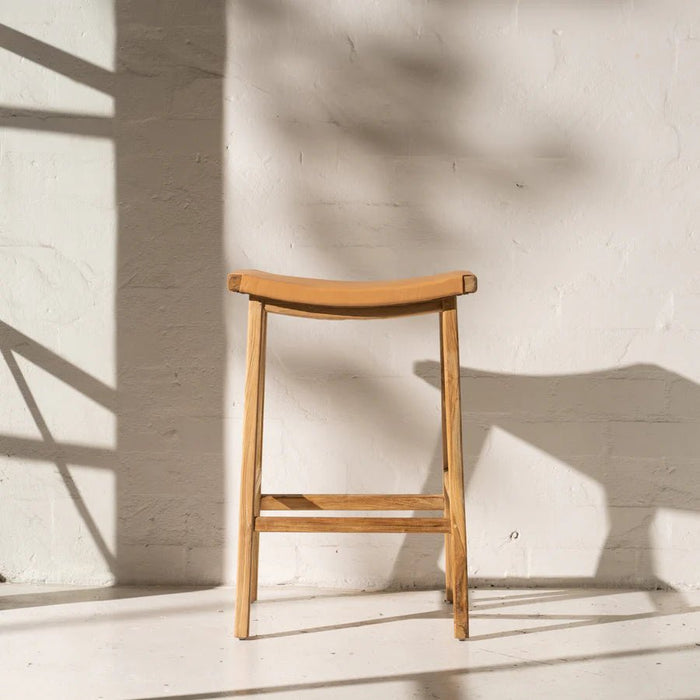 Mountain Leather Barstool - Biku Furniture & Homewares