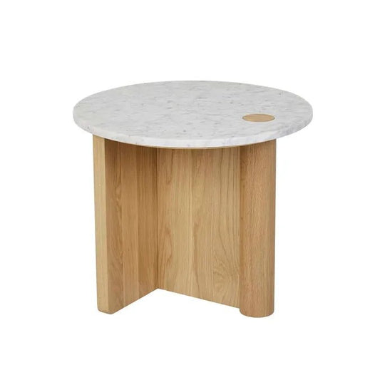 Natadora Pivot Marble Side Table - Biku Furniture & Homewares