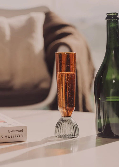 Navi Champagne Flute Set of 2 - Biku Furniture & Homewares