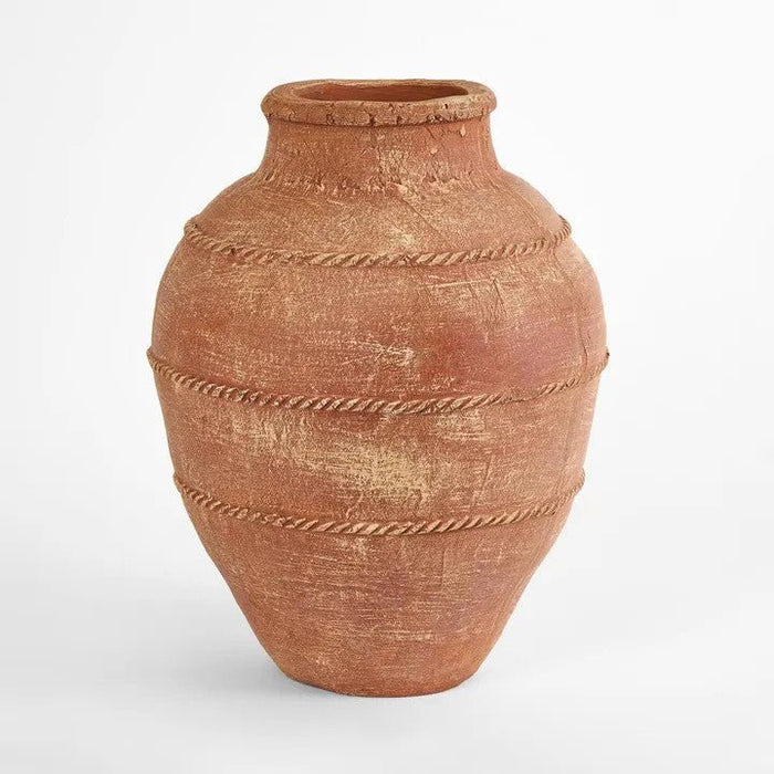 Niva Large Terracotta Vase - Biku Furniture & Homewares