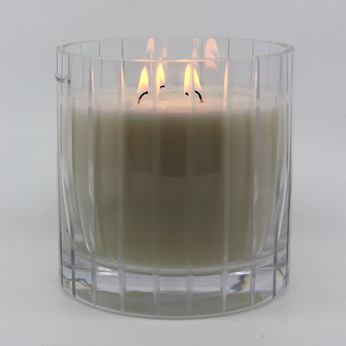 Noctis Scented Candle Engraved Candle Holder - Biku Furniture & Homewares