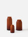 Otto Vase Amber L - Biku Furniture & Homewares