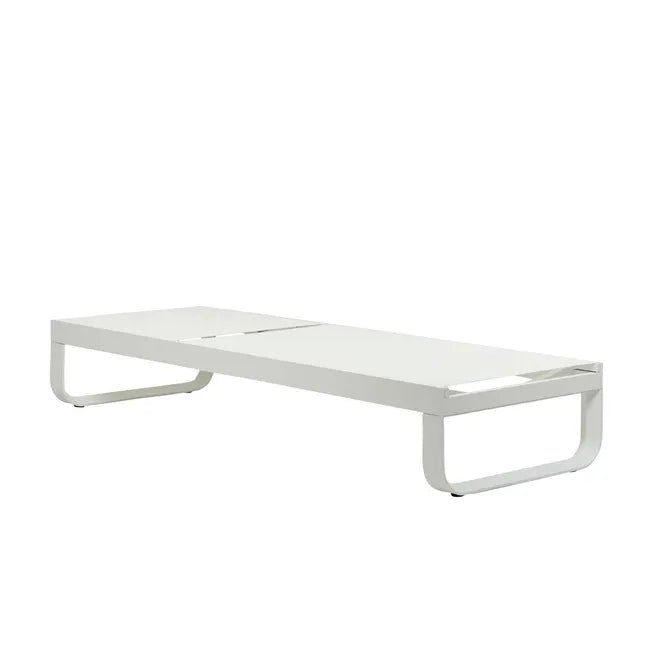 Pier Curve Sunbed - White - White - Biku Furniture & Homewares