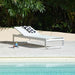 Pier Curve Sunbed - White - White - Biku Furniture & Homewares