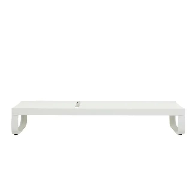 Pier Curve Sunbed - White - White - Biku Furniture & Homewares