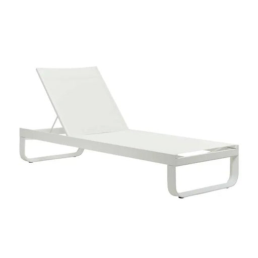 Pier Curve Sunbed - White - White - Biku Furniture & Homewares