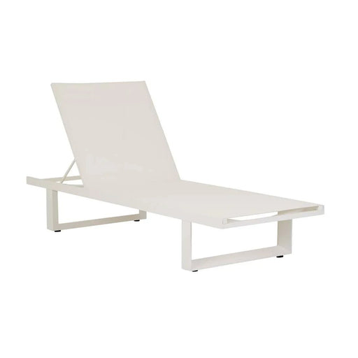 Pier Sleigh Sunbed - White - White - Biku Furniture & Homewares