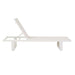 Pier Sleigh Sunbed - White - White - Biku Furniture & Homewares