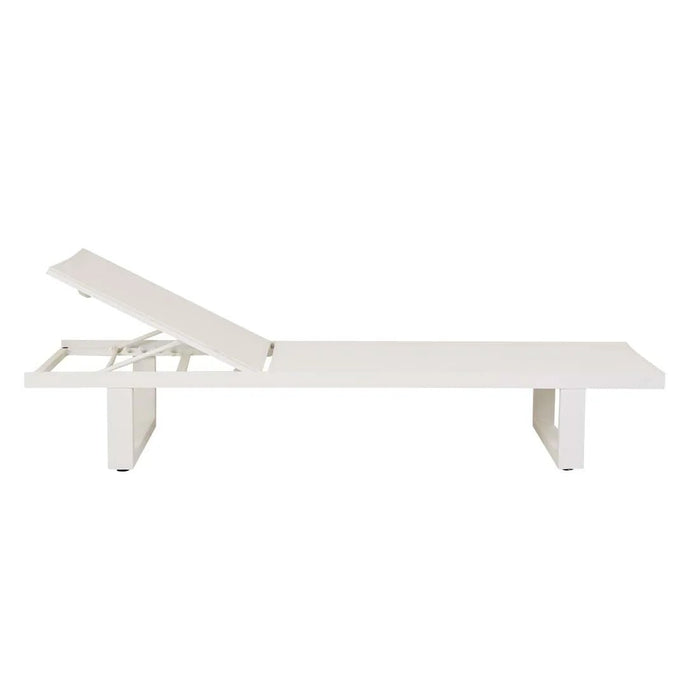 Pier Sleigh Sunbed - White - White - Biku Furniture & Homewares
