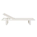 Pier Sleigh Sunbed - White - White - Biku Furniture & Homewares