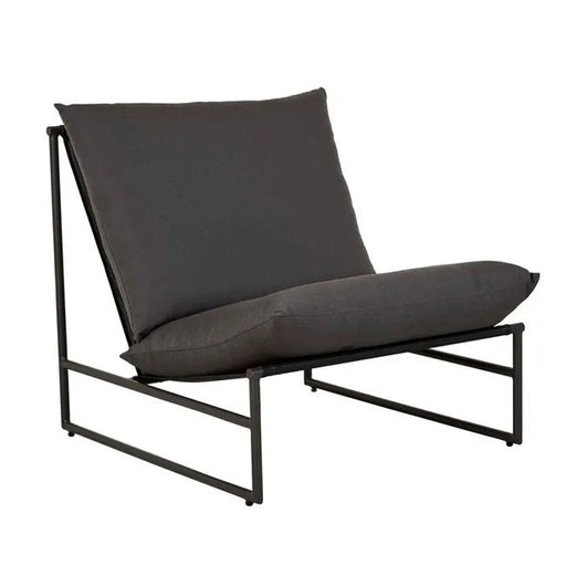 Pier Sling Occasional Chair - Dark Grey - Black - Biku Furniture & Homewares