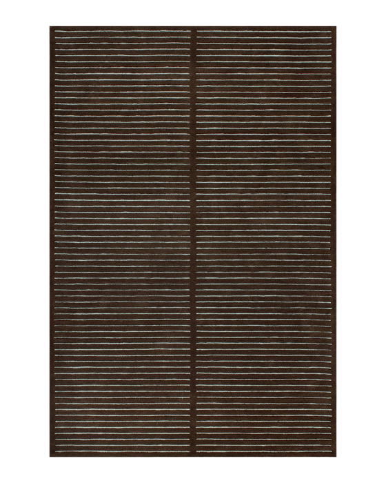 Rivus Chocolate Floor Rug - Biku Furniture & Homewares