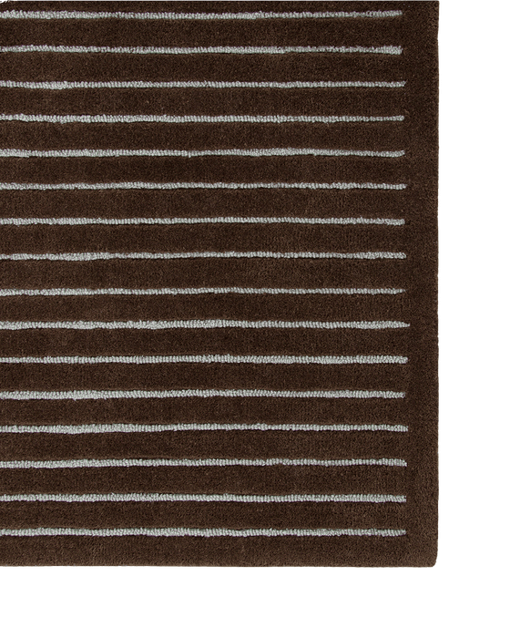 Rivus Chocolate Floor Rug - Biku Furniture & Homewares