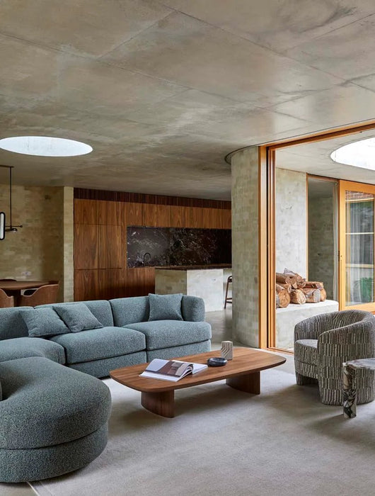 Seb Balance Coffee Table - Walnut - Biku Furniture & Homewares