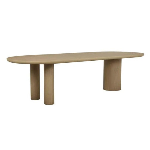 Seb Oval Dining Table - Oak - Biku Furniture & Homewares