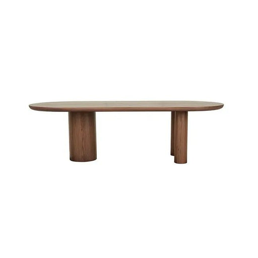Seb Oval Dining Table - Walnut - Biku Furniture & Homewares