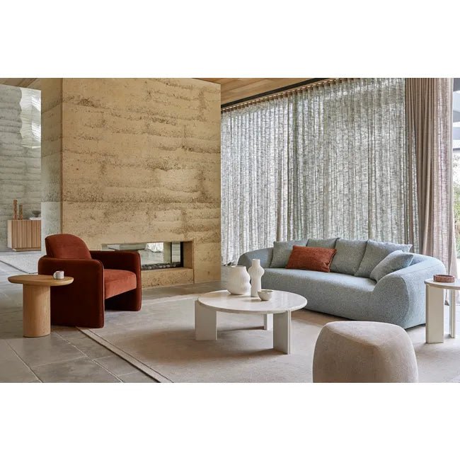 Seb Pedestal Side Table - Biku Furniture & Homewares