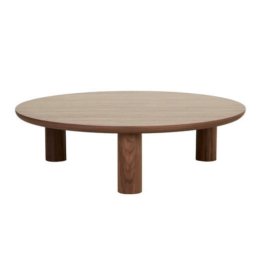 Seb Round Coffee Table - WALNUT - Biku Furniture & Homewares