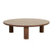 Seb Round Coffee Table - WALNUT - Biku Furniture & Homewares