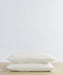 Set of 2 Linen Pillowcases – Ivory - Biku Furniture & Homewares