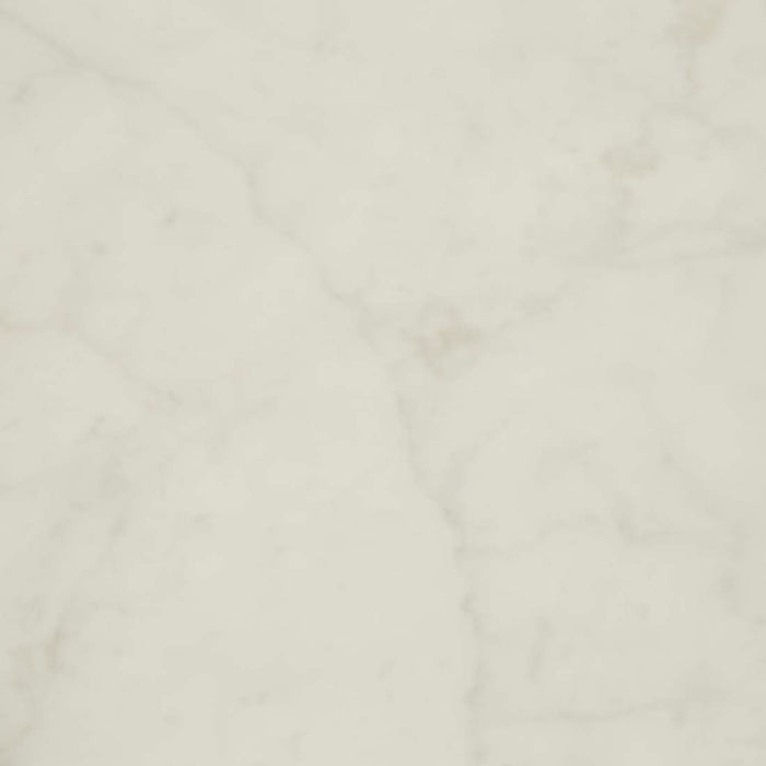 Benjamin Ripple Marble Round Bedside - Matt White Marble - Matt Black