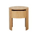 Oberon Crescent Bedside - Natural Ash
