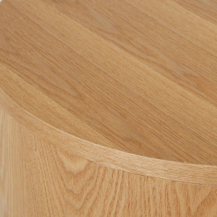 Oberon Crescent Bedside - Natural Ash