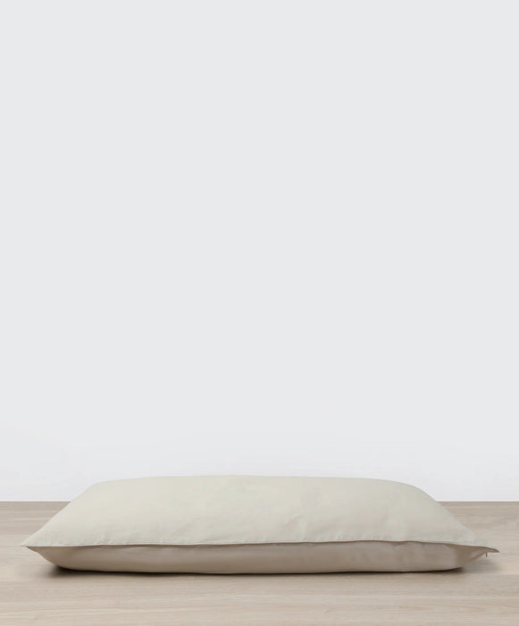 Silk Linen Flip Pillowcase – Smoke - Biku Furniture & Homewares