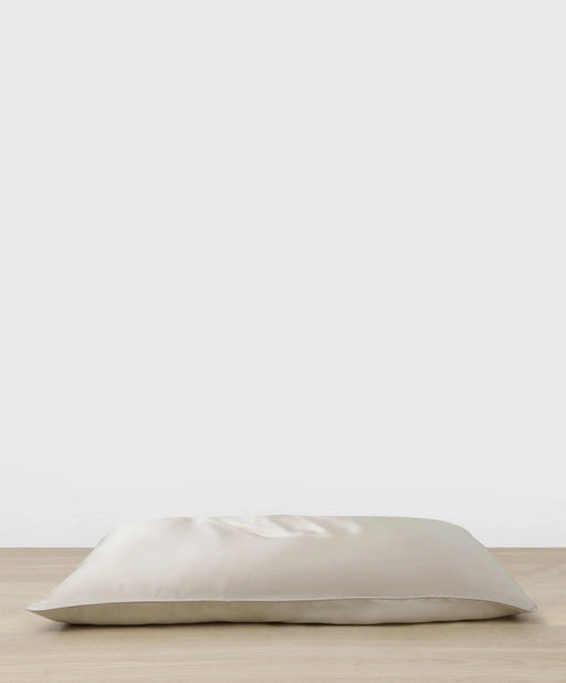 Silk Linen Flip Pillowcase – Smoke - Biku Furniture & Homewares