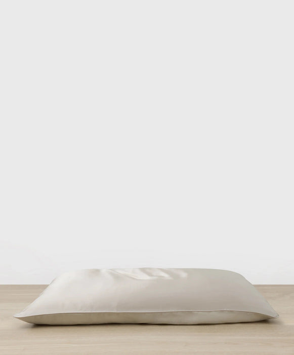 Silk Linen Flip Pillowcase – Smoke - Biku Furniture & Homewares