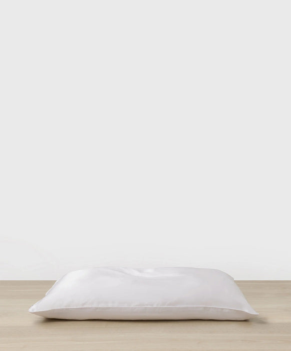 Silk Linen Flip Pillowcase – White - Biku Furniture & Homewares