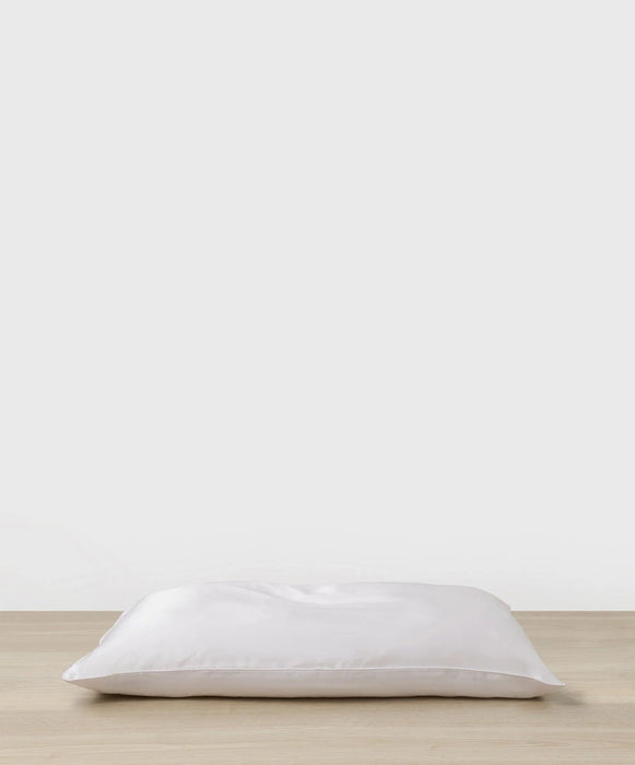 Silk Linen Flip Pillowcase – White - Biku Furniture & Homewares