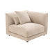 Felix Crest 1 Seater Left Corner Sofa - Moonbeam