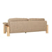 Hugo Remy 3 Seater Sofa - Sand Speckle - Natural Ash