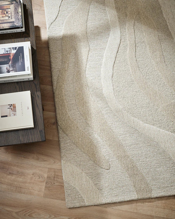 Solara Rug – Sand – 160 X 230cm - Biku Furniture & Homewares